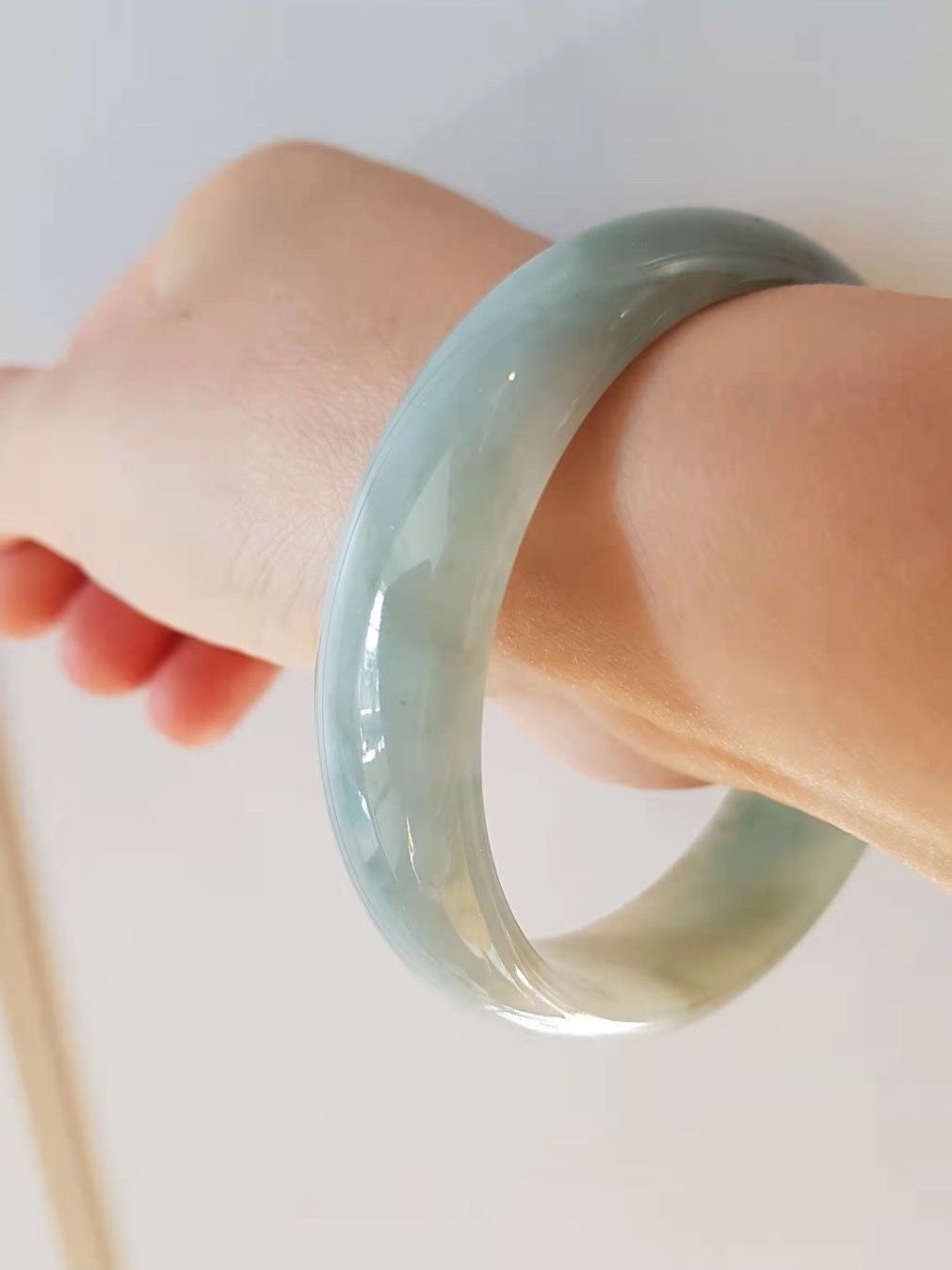 Bracciali & Braccialetti: Armreif Jadeite-Jade 60.7 mm Typ A – Nuovo (secondo la descrizione) da Bern venduto da Steinfieber 5