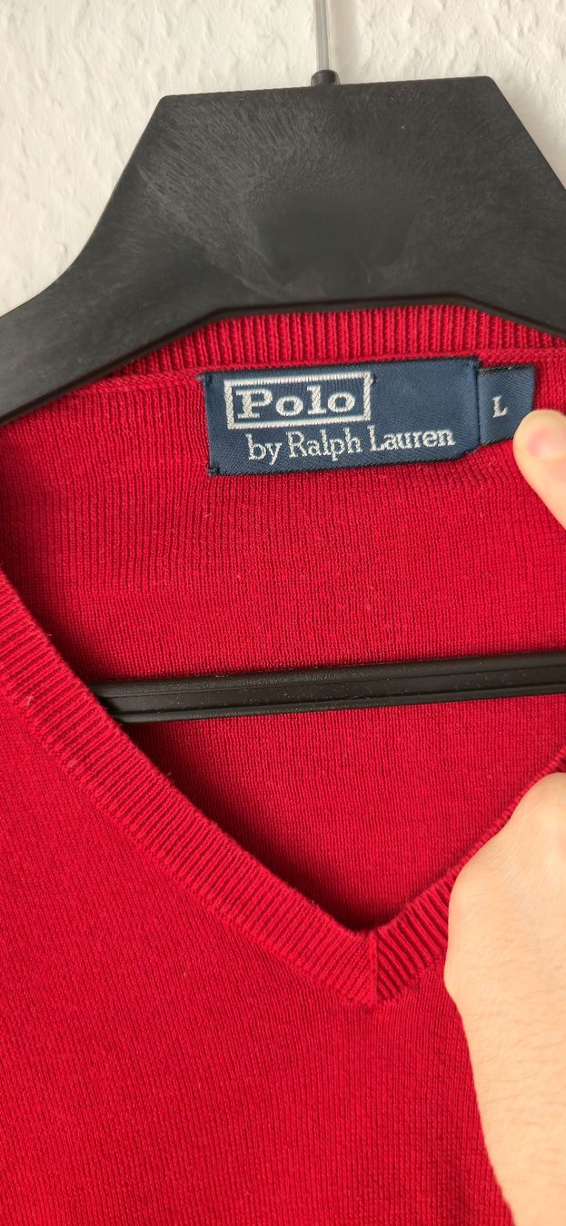 Ralph Lauren Pullover & Sweatshirts: Pull Polo Ralph Lauren Rouge Taille L – Gebraucht aus Genève von MariaS2 2