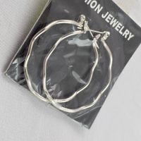 Creolen Silberfarben Modeschmuck Neu (708)
