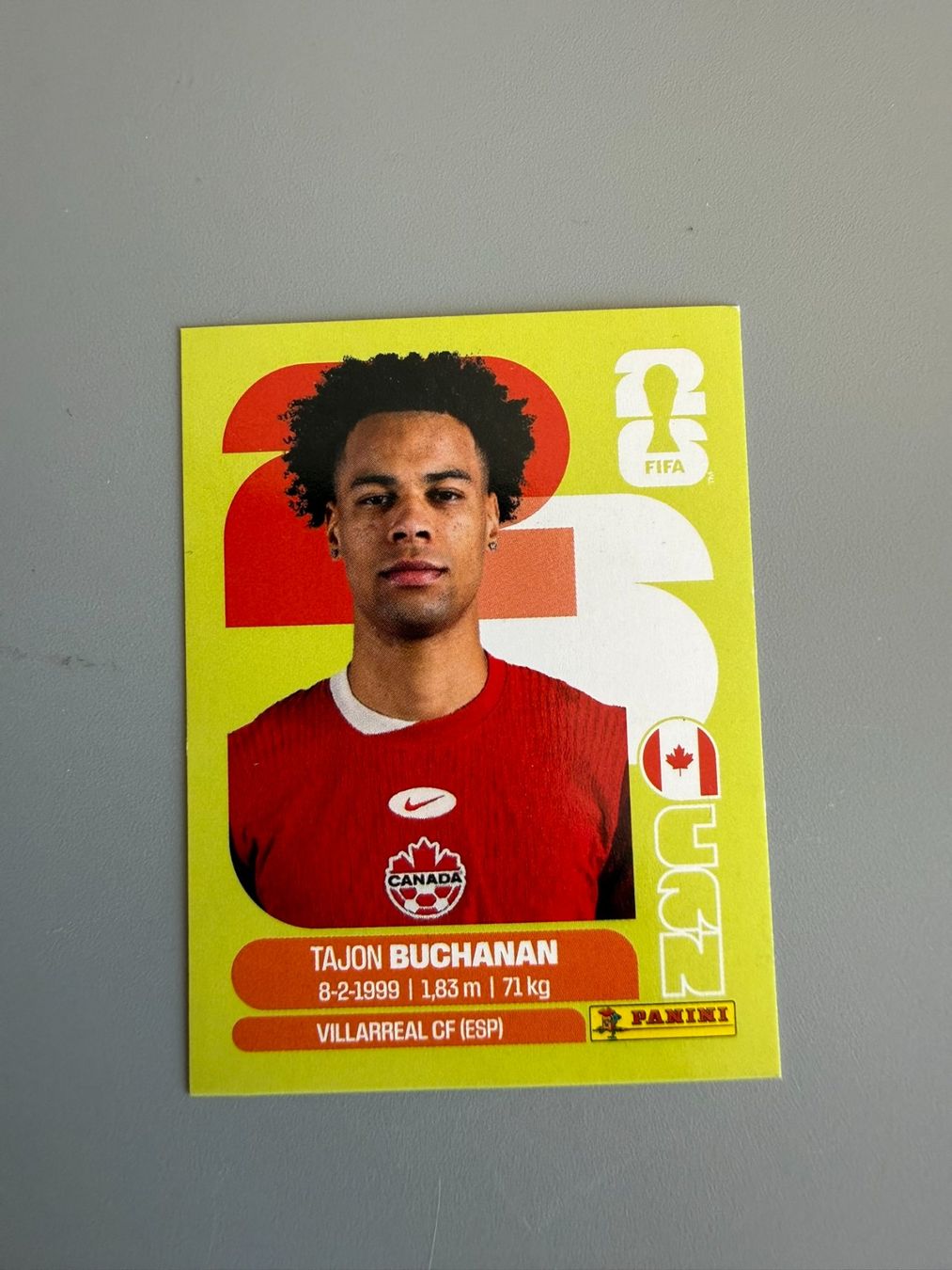 Panini Carte collezionabili: Panini Tajon Buchanan CAN17 – Usato da Liebefeld venduto da Ronaldo-1996