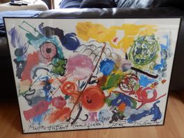 Jean Tinguely – „Meta-Violant“ (1988) - Kunstdruck gerahmt