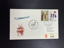 Swissair Erstflugbrief Zürich - Algier ab FL 1963