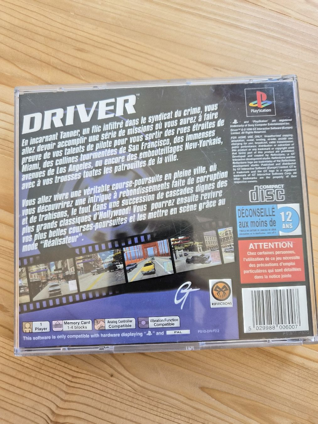 Sony Giochi: Driver PS1 - Jeu PlayStation 1 - Classique Rétro! – Usato da La Joux FR venduto da car_ck96 2