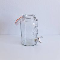 Getränkespender /  Glass Drink Dispenser 5 L