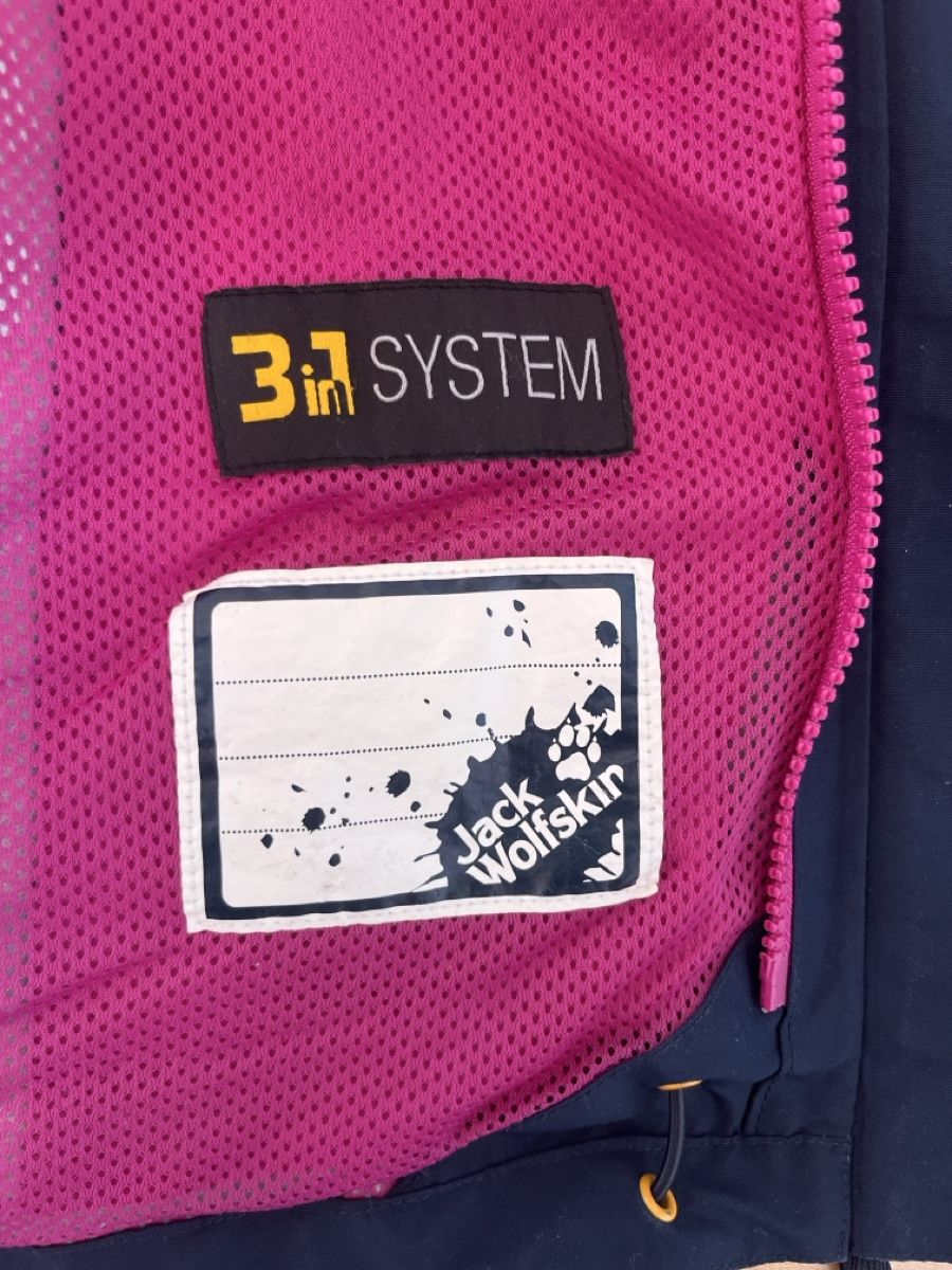 Jack Wolfskin Giacche & Cappotti: Jack Wolfskin 3in1 System Kinderjacke – Usato da Müntschemier venduto da leonie.3232 3