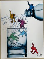 KeC: Keith Haring Boys „Water Game“, signiert 5/20