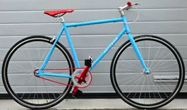 Fixie Velo Fahrrad Babyblau