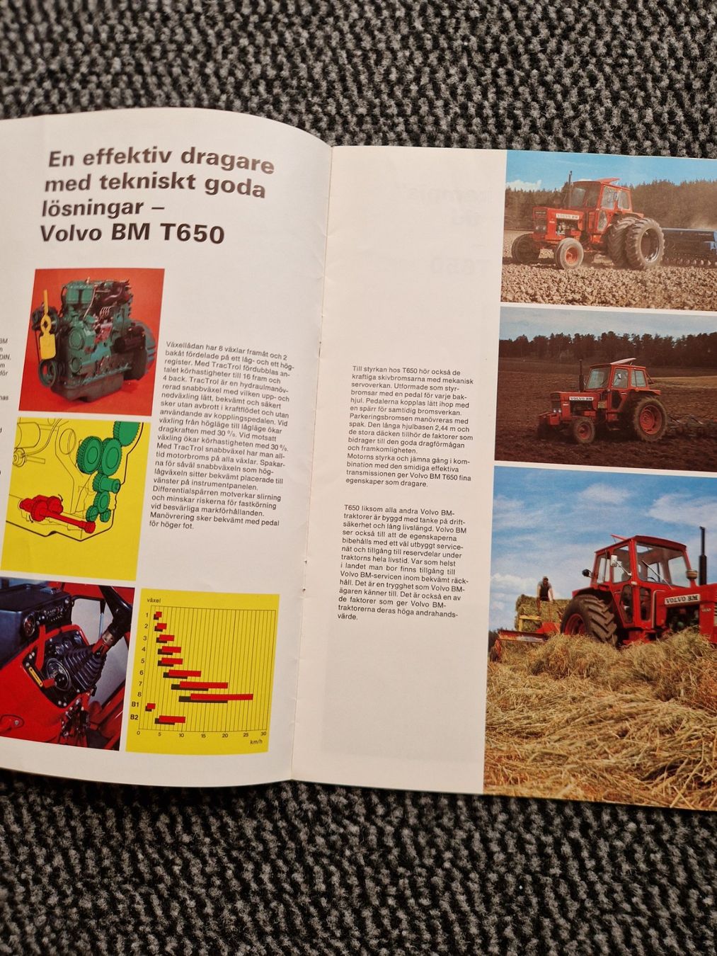 Documenti: Original Prospekt Traktor Volvo BM T650 – Usato da Dürnten venduto da Bachtel84 1