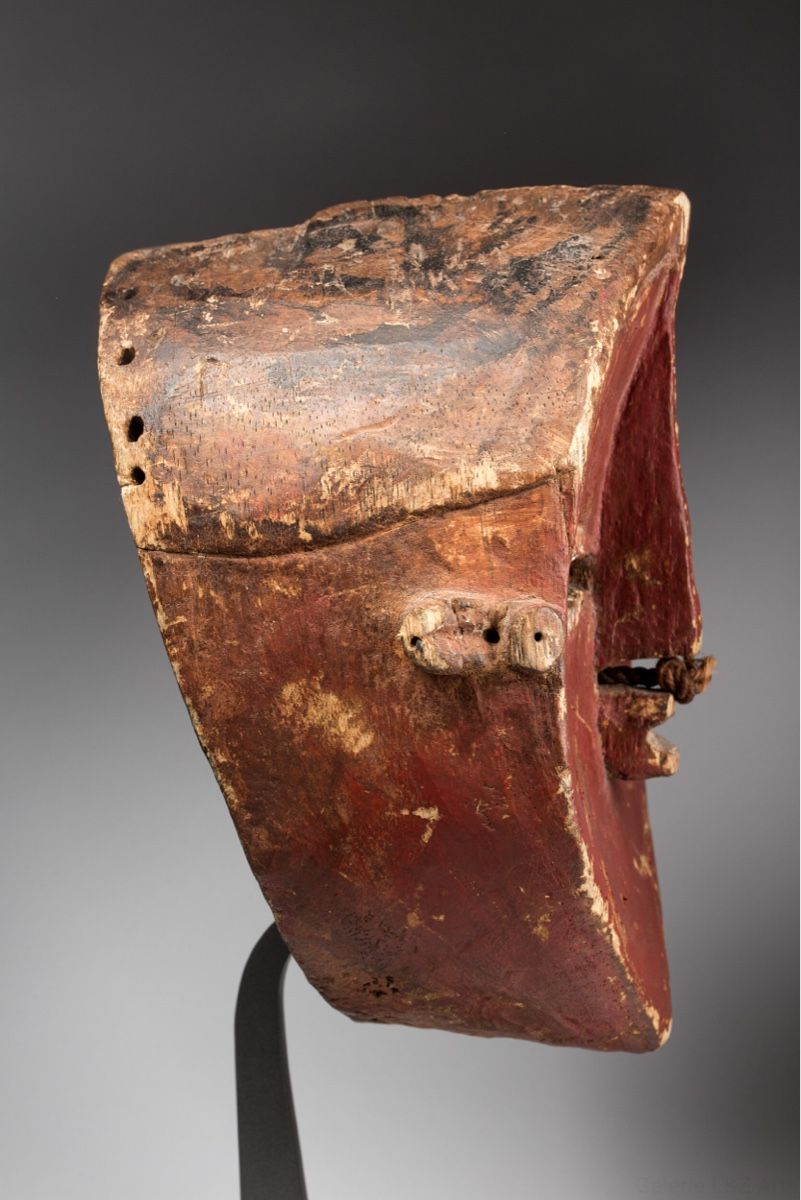 Internationale Kunst: Afrikanische Maske Nkaaki, Lwalu, Lwalwa, Kongo – Gebraucht aus Winterthur von TheArtAffair 5