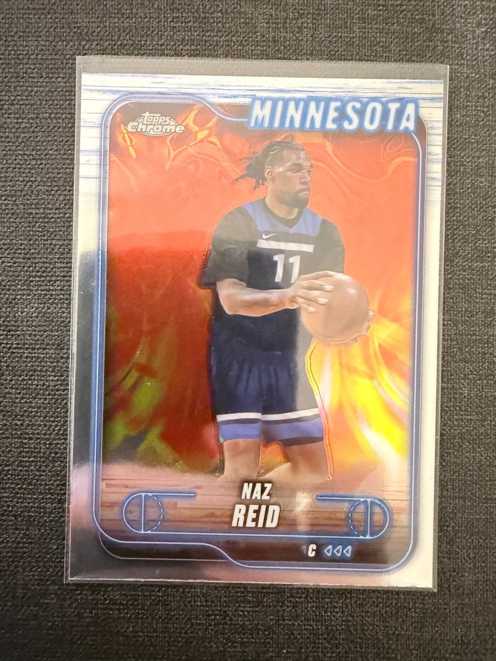 Topps Carte collezionabili: Topps Chrome Naz Reid Minnesota NBA – Usato da Burgdorf venduto da Sports_Cards_3400