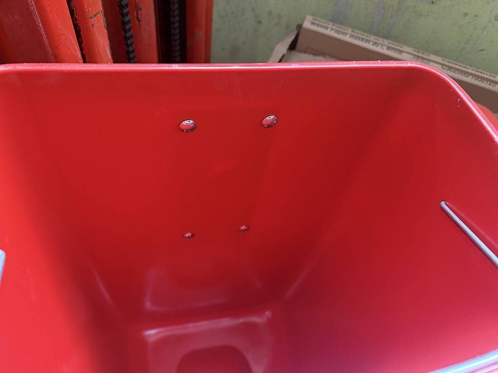 Cestini per rifiuti: neuer Abfallbehälter , 50 l, Zur Wand- oder Pfostenmontage – Nuovo e nell'imballaggio originale da Necker venduto da liq24 4