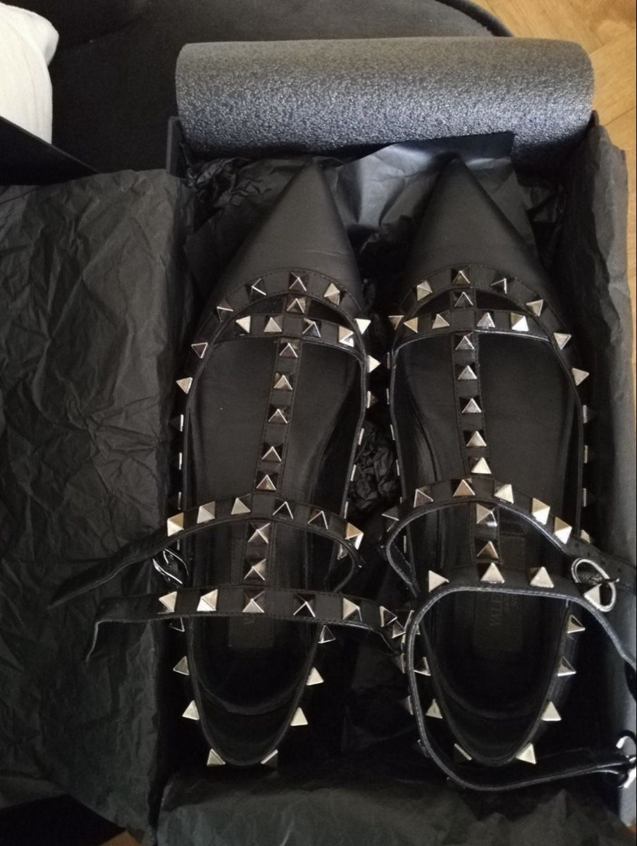 Valentino Scarpe da donna: Valentino soblack Rockstud Ballet Flats - size 35,5-36 – Usato da Schwyz venduto da ann_5w8m 3