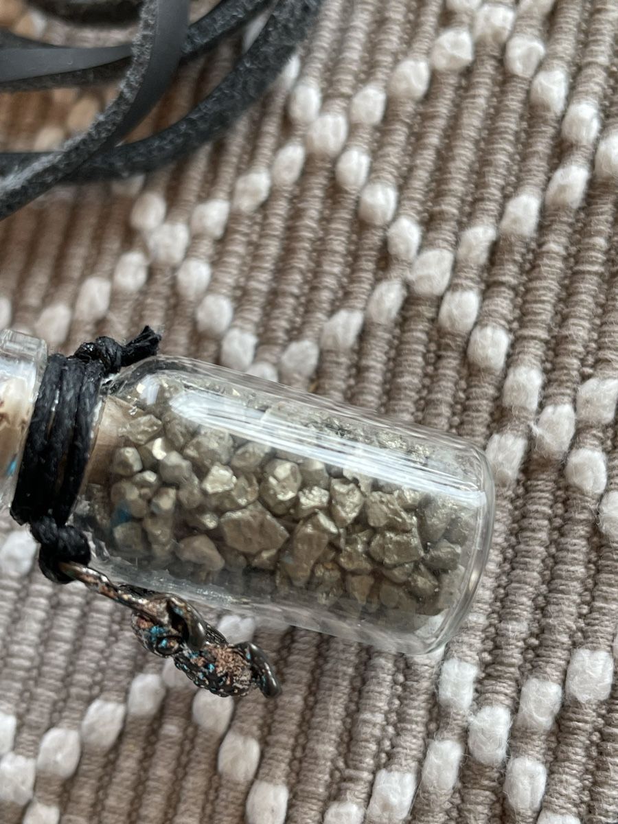 Catenine: Kette mit Pyrit Edelstein – Nuovo (secondo la descrizione) da Rümlang venduto da euqinom16 2