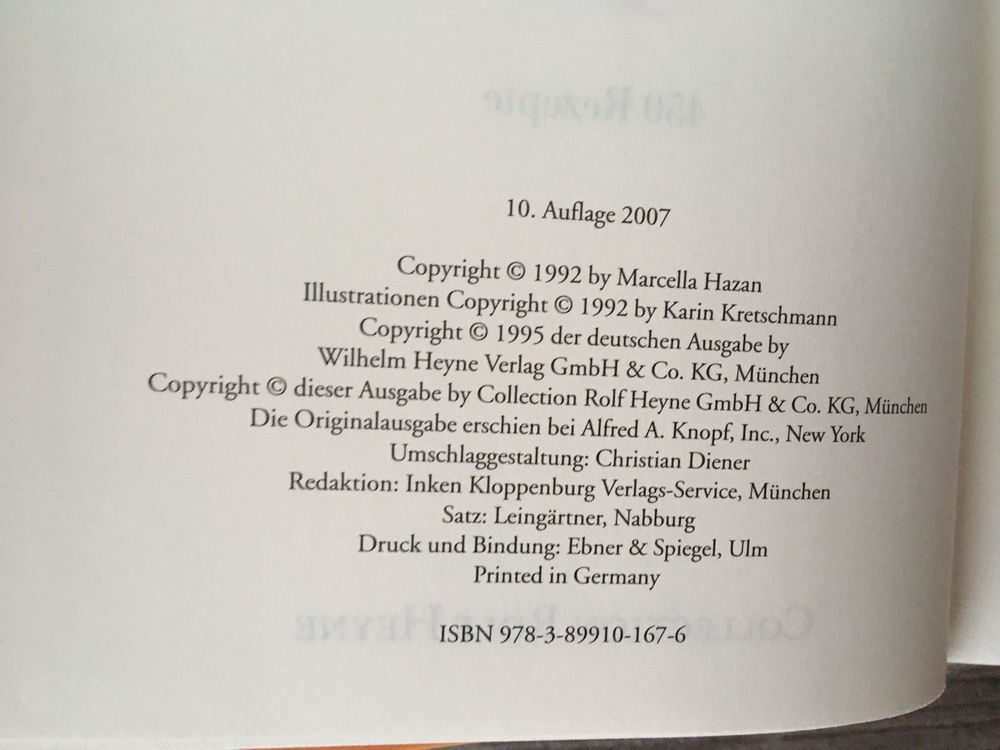 Die klassische italienische Küche von Marcella Hazan Kaufen auf Ricardo