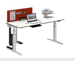 Höhenverstellbarer Tisch bst2 von Bigla 80x220cm