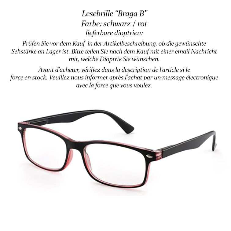 Brillen & Gläser: Lesebrille Braga B +5.0 +5.5 – Neu und originalverpackt aus Pfäffikon SZ von ANNAPURNA8091