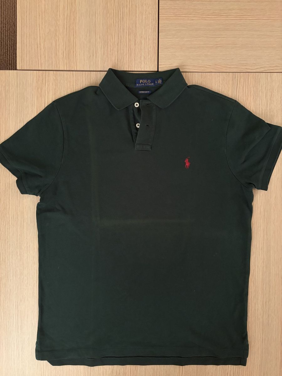 Ralph Lauren Polo-Shirts: Polo Ralph Lauren vert taille L – Defekt aus Genève von jjs_5gm6