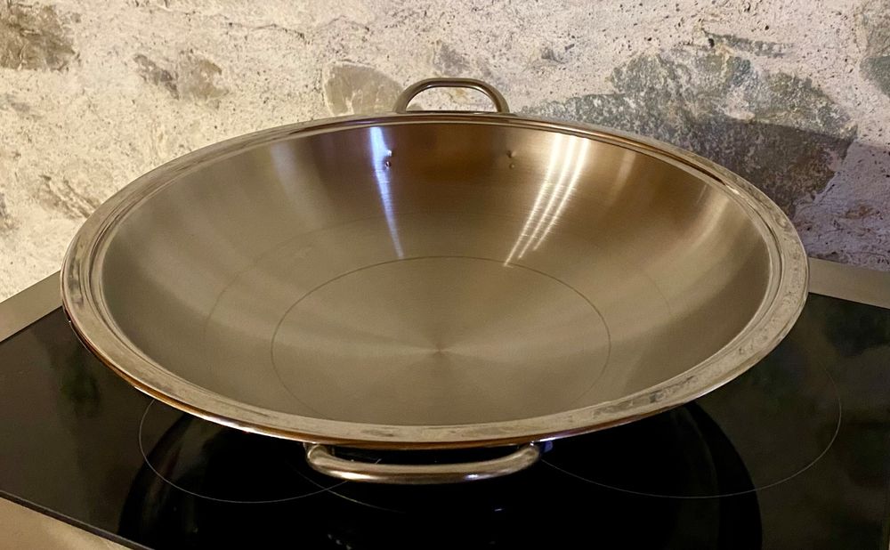 Wokpfanne mit Deckel und Abtropfauflage f alle Herdarten | Kaufen auf ...
