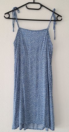 Shein Sommerkleid, blau/weiss, Grösse XS, Top Zustand!