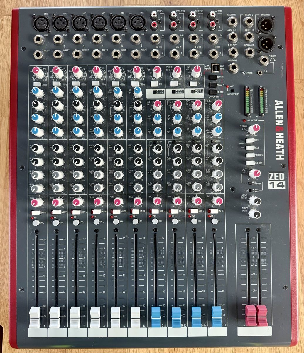 Allen & Heath Mischpulte: Mischpult Allen & Heath ZED 14 – Gebraucht aus Reinach AG von sabaton63