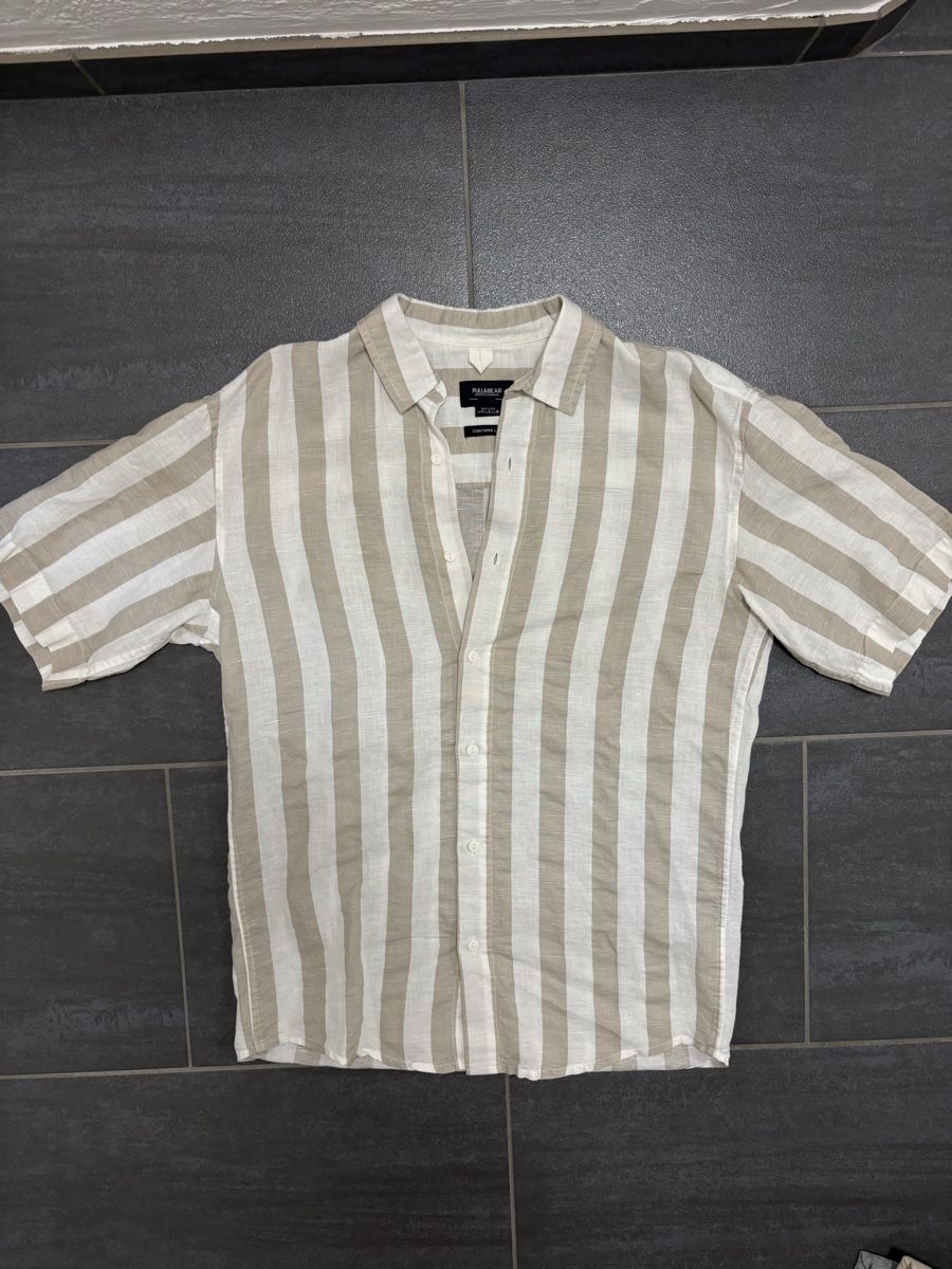 Pull&Bear Camicie: Pull&Bear Sommer Leinenhemd S – Usato da Rümlang venduto da svent 3