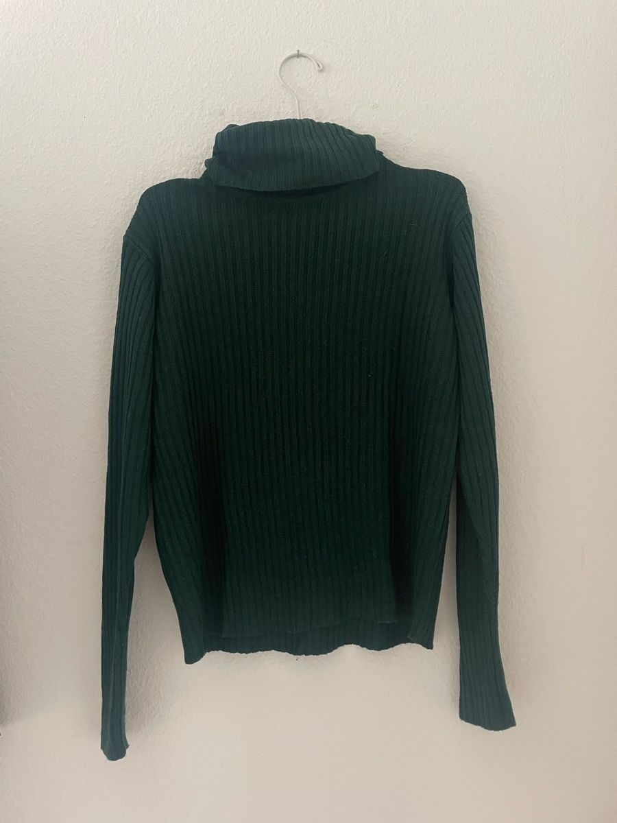 Maglioni & Felpe: Dunkelgrüner Rollkragenpullover – Usato da Ettingen venduto da ale_q6zz 1