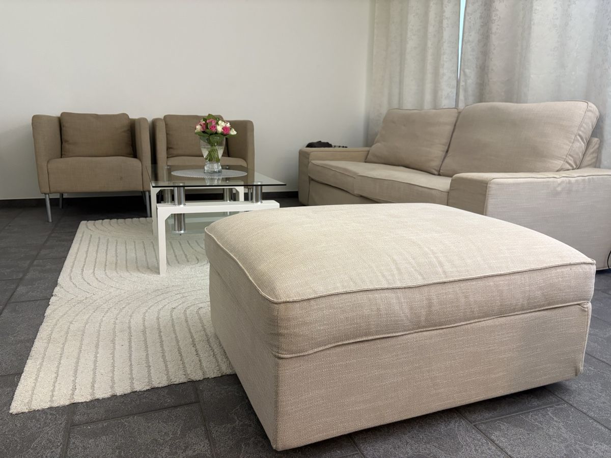 Ikea Hocker: Kivik Hocker mit Stauraum in Beige – Gebraucht aus Basel von msm_t8ml 2