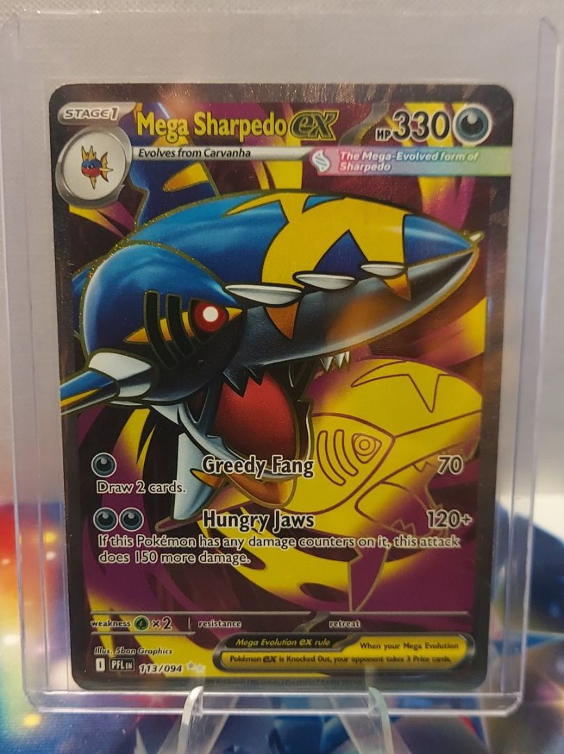Pokémon Carte collezionabili: Pokémon Mega Sharpedo EX – Nuovo (secondo la descrizione) da Val-d'Illiez venduto da GGF2385