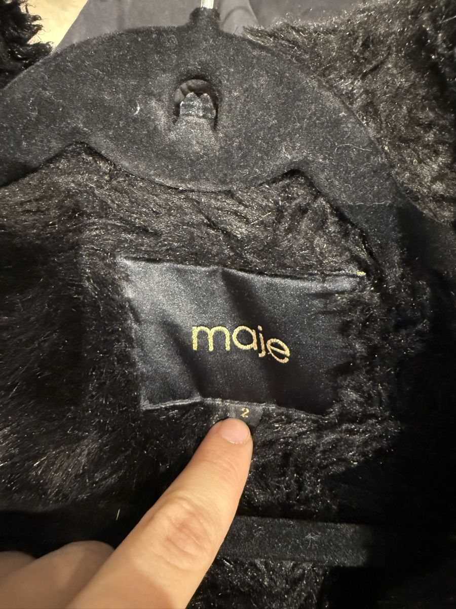Maje Giacche: Veste Maje fausse fourrure – Usato da Schönried venduto da mae_hb92 2