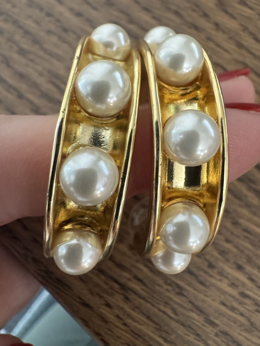 Ohrringe & -stecker: Creolen mit Perlen – Gebraucht aus Luzern von wet_7bm6 1
