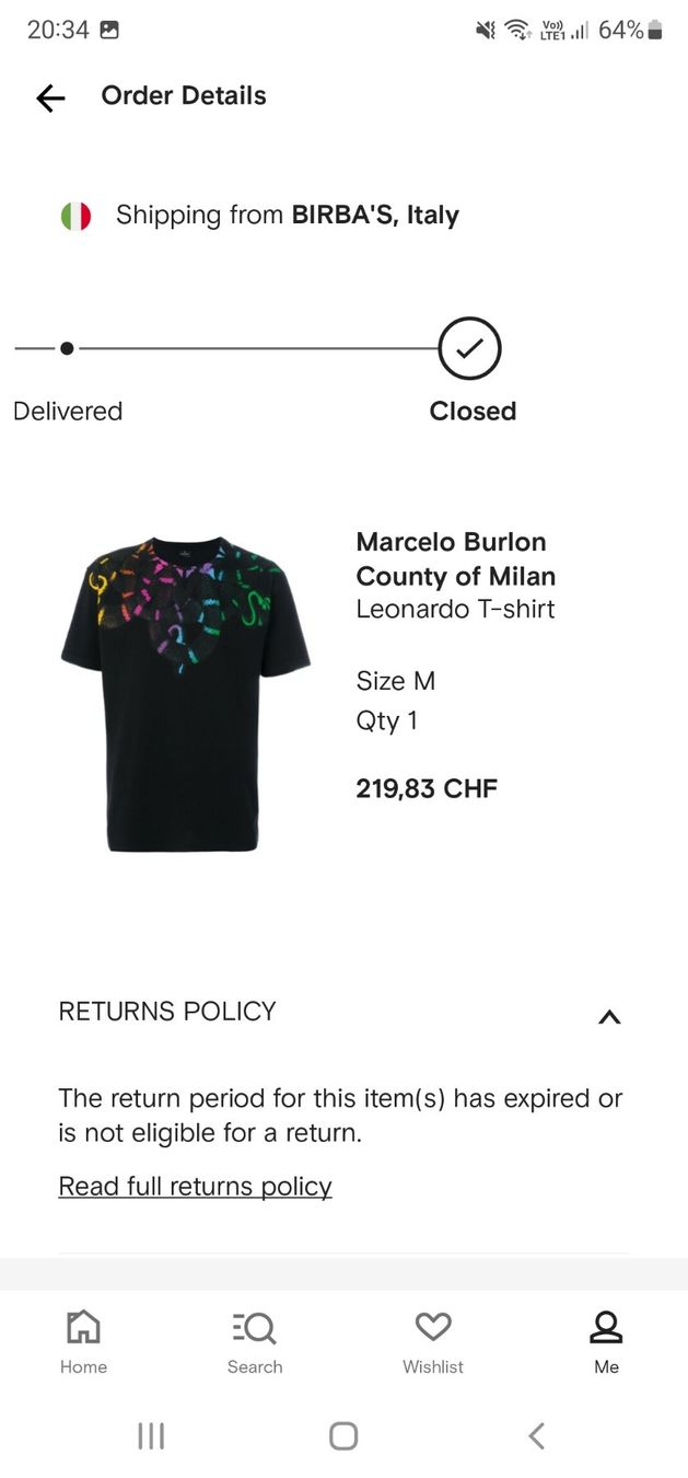 Marcelo burlon T-shirt: Marcelo Burlon Leonardo T-shirt – Nuovo (secondo la descrizione) da Grenchen venduto da Lucifero17 2