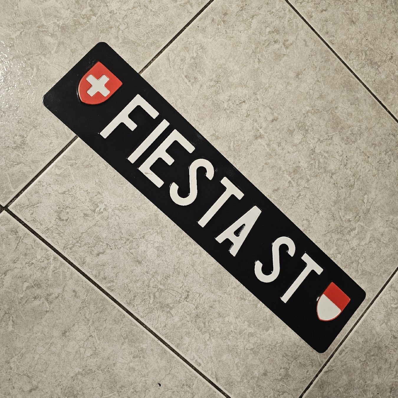 Insegne: Aluminium Fiesta St Schild – Usato da Erschwil venduto da hexeraus 1
