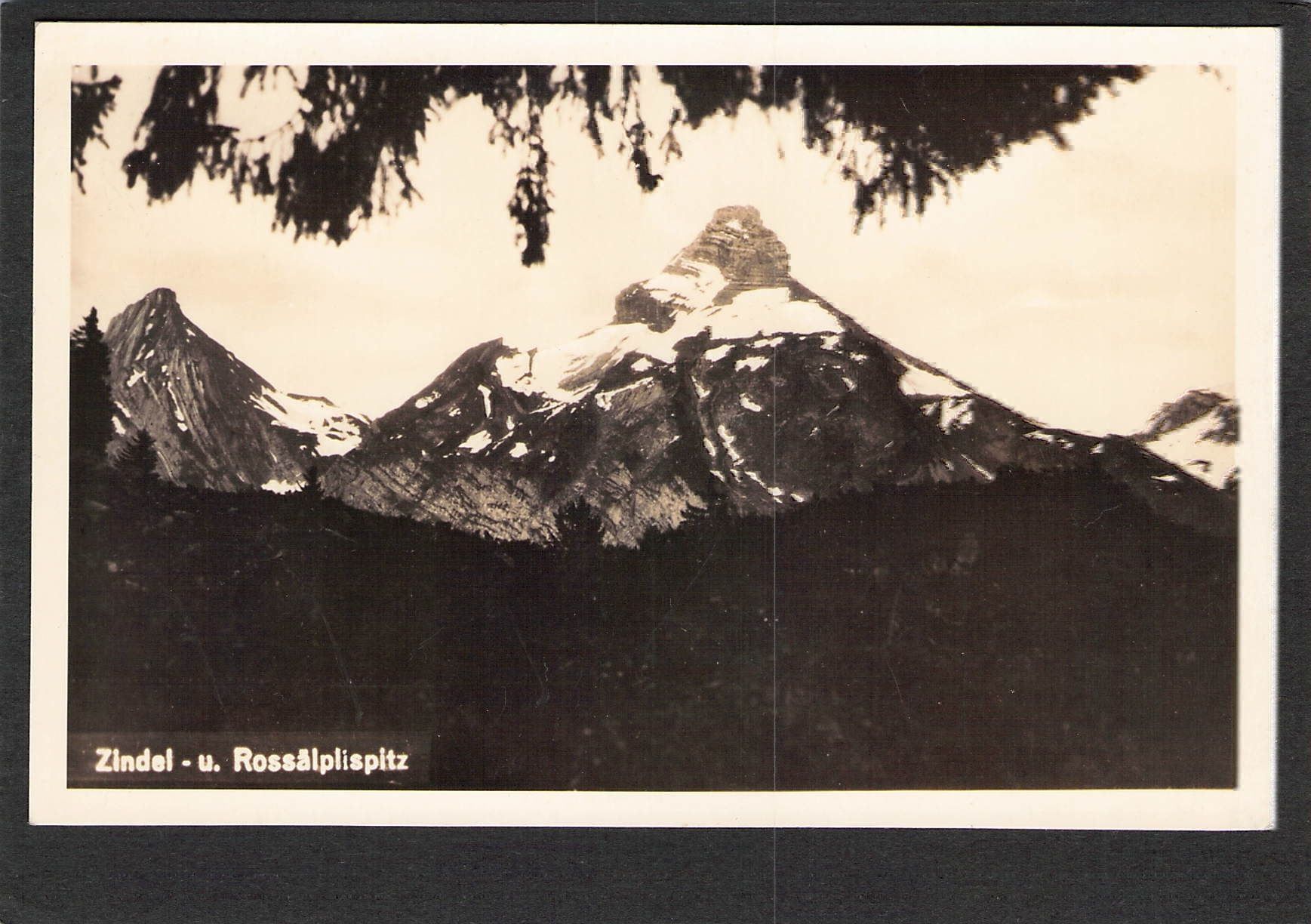Schallplatten: AK.SZ Zindel u. Rossälplispitz,Wäggital – Gebraucht aus Reichenburg von Pipo-67