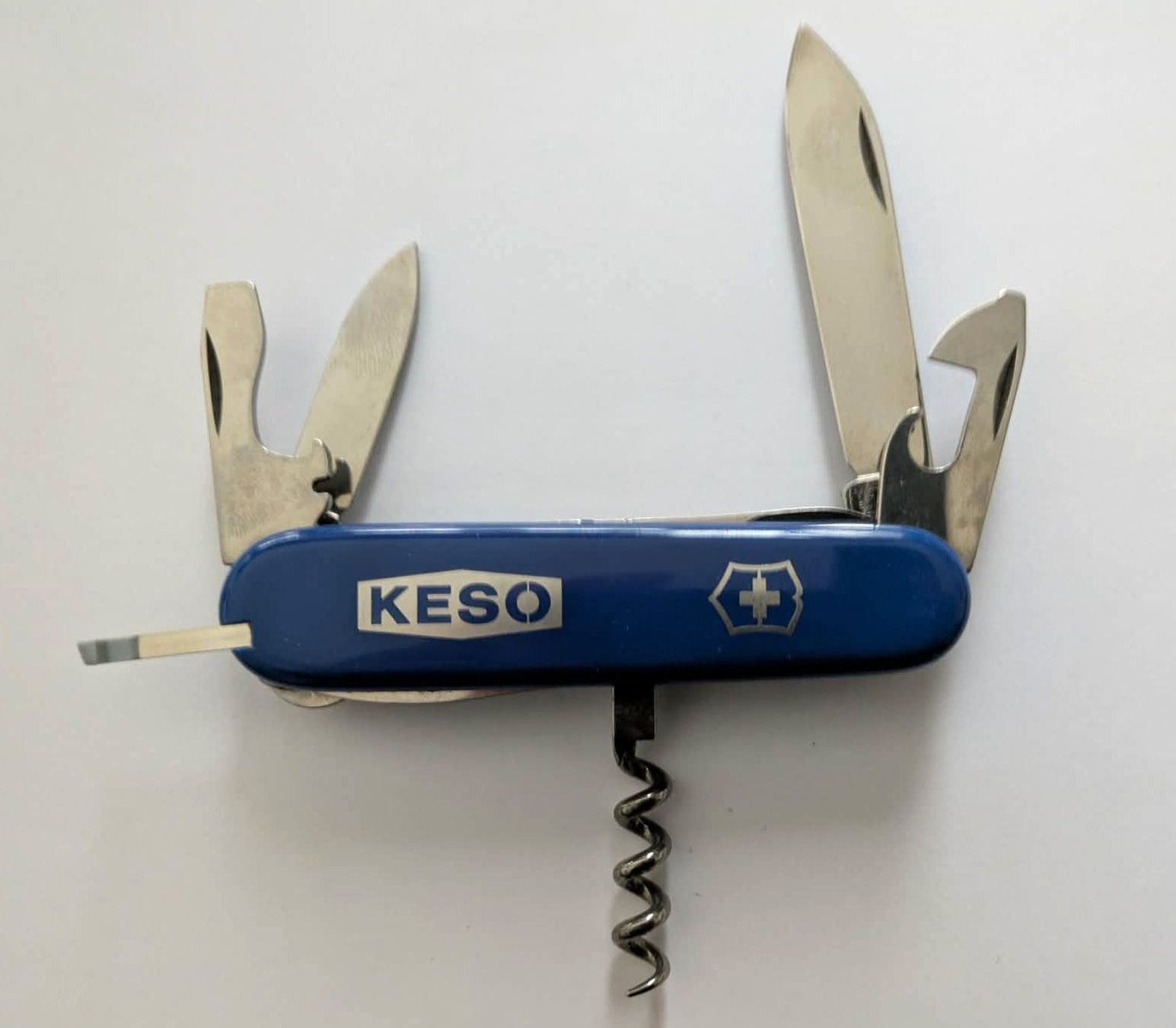 Coltelli tascabile: Sackmesser Blau mit Etui Victorinox – Usato da Malters venduto da Oflat 1