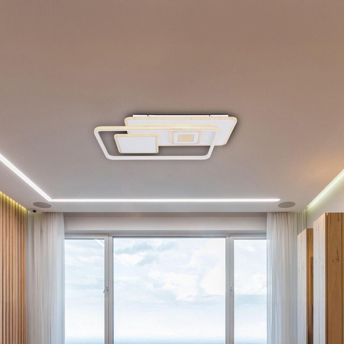 Lampadari & plafoniere: LED Deckenleuchte, CCT, 65 cm x 44 cm – Nuovo (secondo la descrizione) da Kreuzlingen venduto da Smart-Light 1