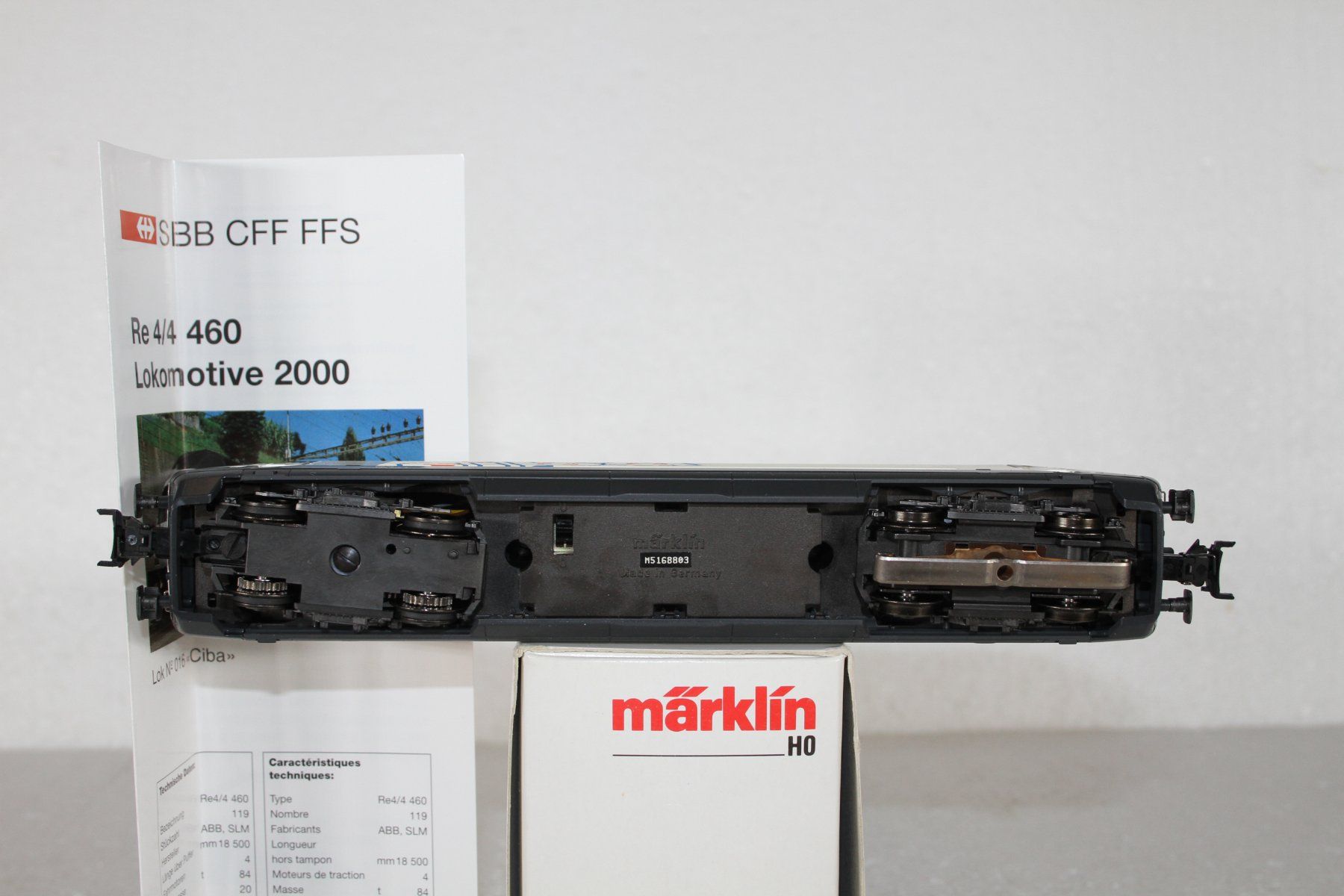 Märklin Modellini di ferrovie: Märklin 3450 SBB Re 460 Ciba – Usato da Triesen venduto da gleis8 7