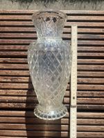 Vintage Bohemia Vase Kristallglas, 23cm hoch