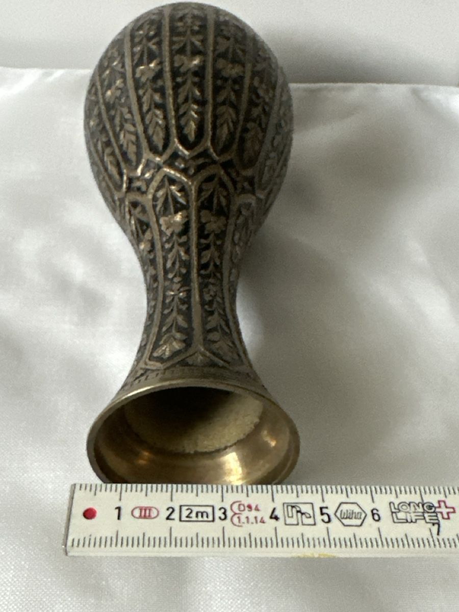 Vasi & Recipienti: Antike Vase, Messing, graviert, Handarbeit, 19cm – Usato da Zürich venduto da Chaeffeler 3