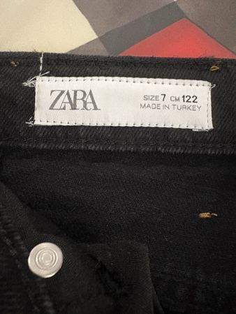 Jeans Zara Neri - Taglia 7 Anni (122 cm) - Ottime Condizioni