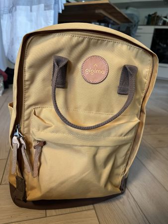 Rucksack Gigima gelb guter Zustand gebraucht