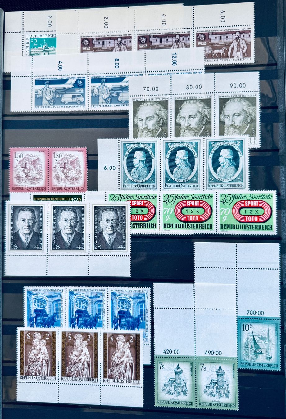 Alle Briefmarken: **Briefmarken Sammlung Österreich diverse Motiven** – Gebraucht aus Langrickenbach von MeUs74 2