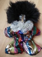 Clown Harlekin Pierro: Künstlerpuppe - NEU Unikat Handarbeit
