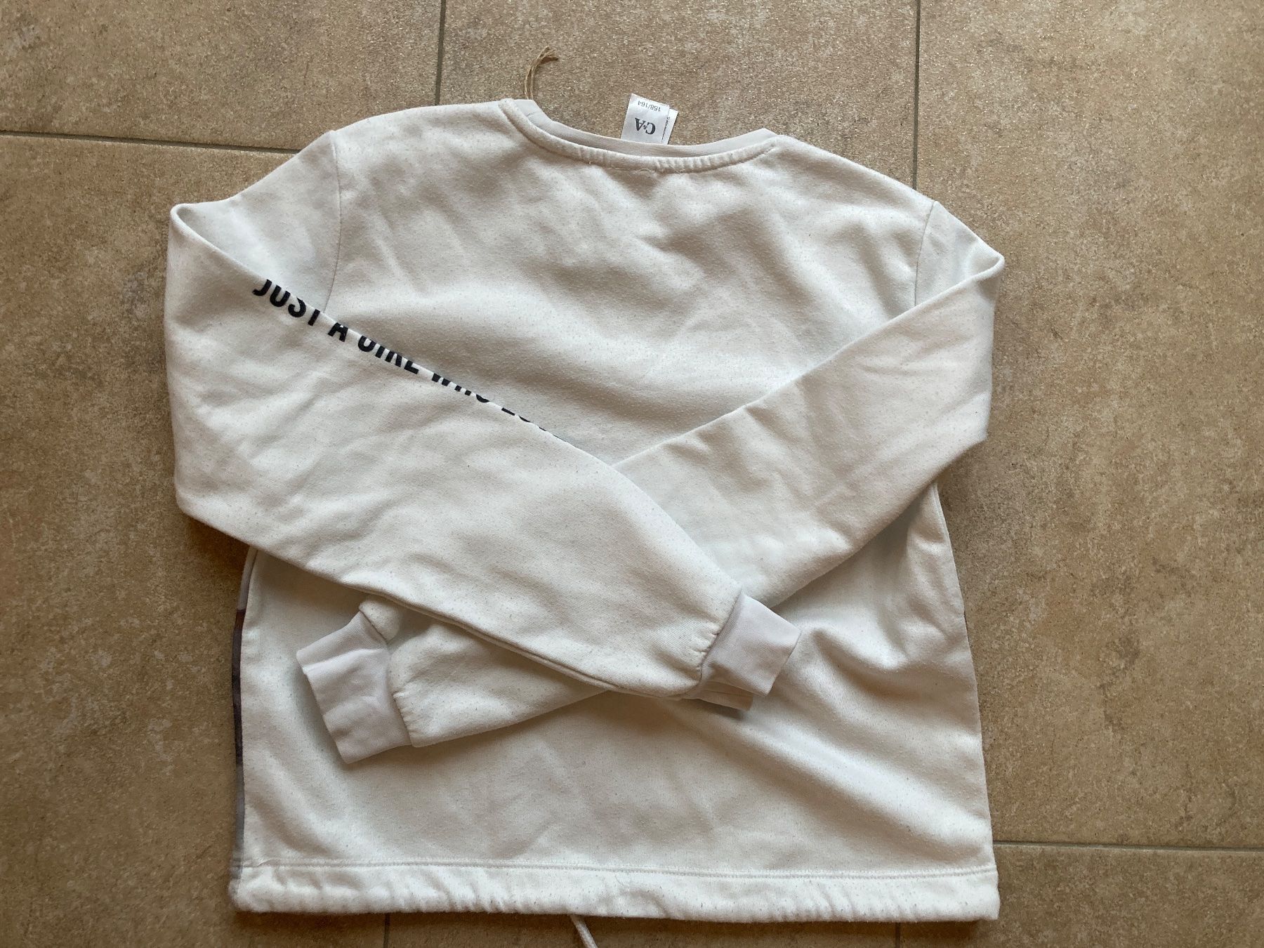 Maglioni & Felpe: Pullover C&A Pferdemotiv weiss Grösse 152/158 – Usato da Gelterkinden venduto da froggy80 1