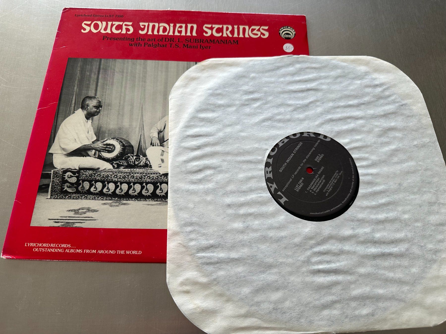 Schallplatten: L.SUBRAMANIAM LP SOUTH INDIAN STRINGS – Gebraucht aus Sion von jaipur1401 2