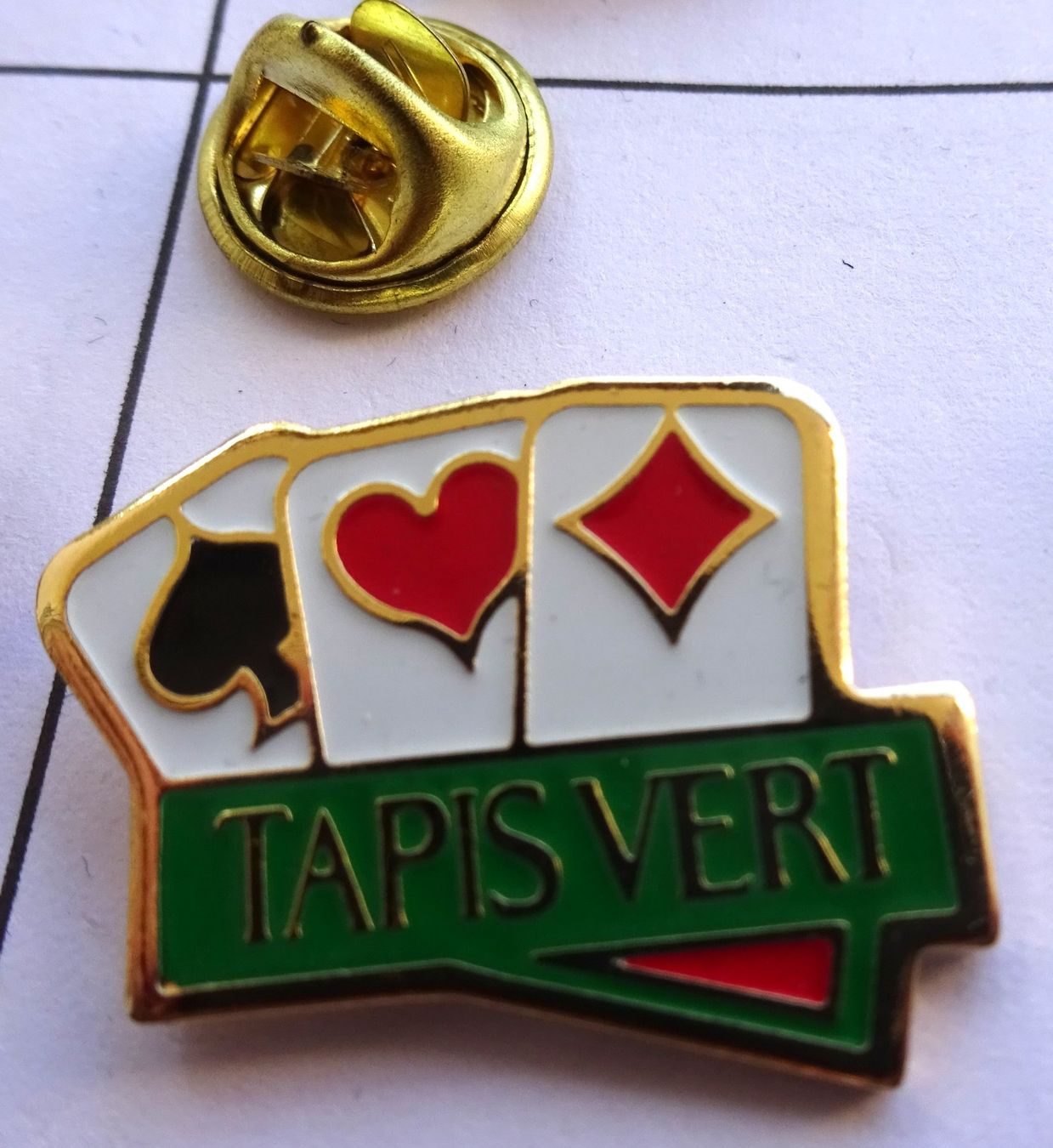 Placchette & Badge: Pin Jass Karten  TAPISVERT – Usato da Utzenstorf venduto da BUtter81