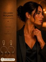 Alexander McQueen Skull Hoop Ohrringe – Made in Italy