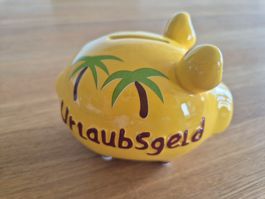 Sparschwein Urlaubsgeld handgemacht