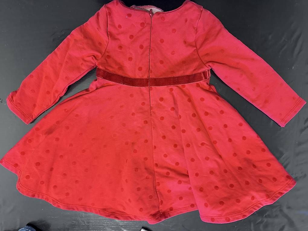 Kleider & Röcke: Gr.80 Babykleid rot, gepunktet, Weihnachtskleid – Gebraucht aus Kilchberg ZH von lolena 1