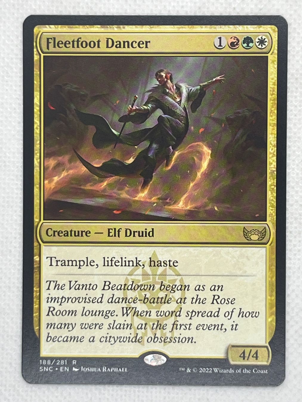 Magic The Gathering Carte collezionabili: Fleetfoot Dancer Magic Karte - Selten – Usato da Hinterkappelen venduto da Kim1992