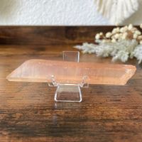 ✲ Roter Lemurian Quarz mit Hämatit Oxidiation ✲ 37g / 96mm